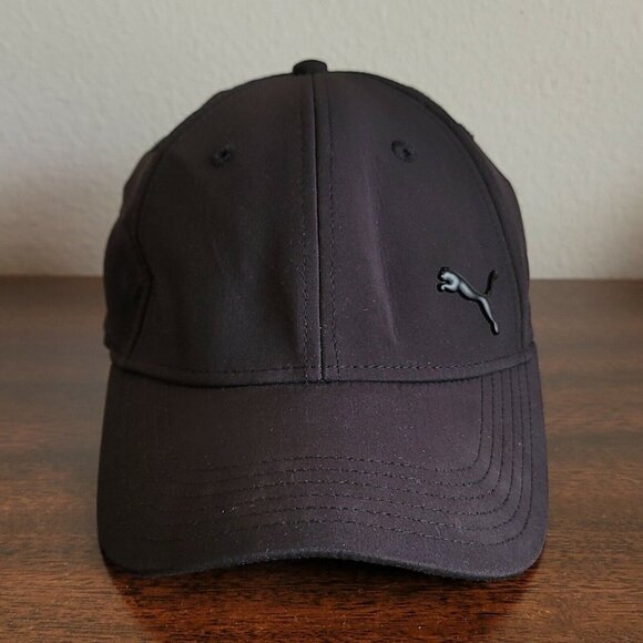 Mens S/M PUMA Stretch Fit Evercat Jersey Black Baseball Cap, Basic Hat - Picture 1 of 11